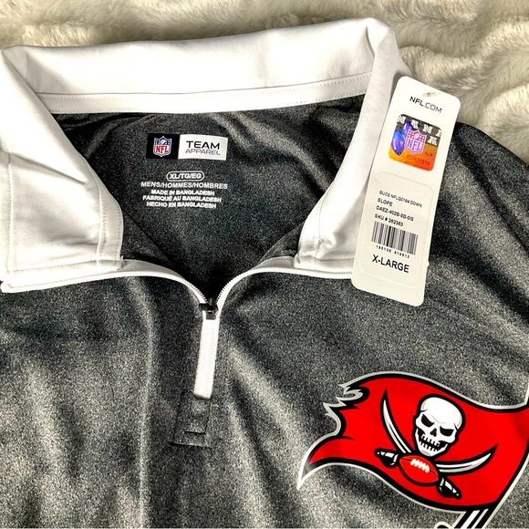 NFL Team Apparel Mens Tampa Bay Buccaneers Xl Long Sleeve Shirt NWT - Picture 8 of 8